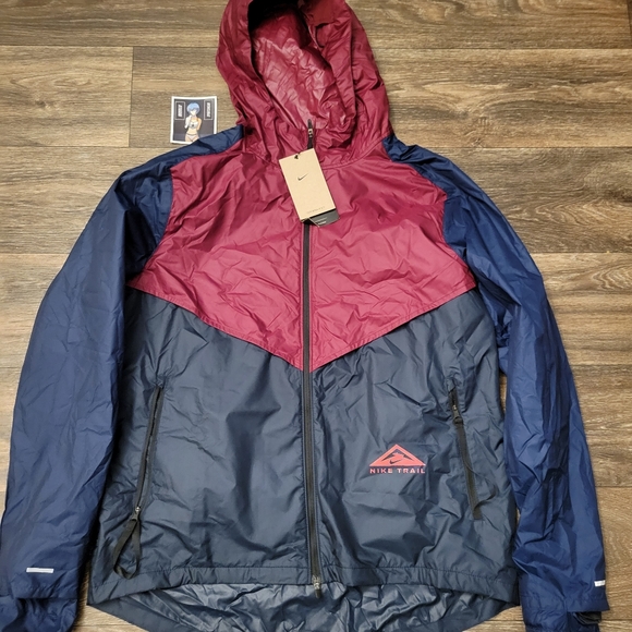 Nike Other - Nike Trail Full-Zip Hooded Storm-Fit Jacket Large